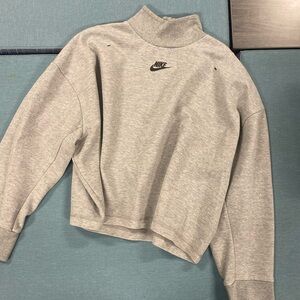 Nike Gray Turtleneck Sweater